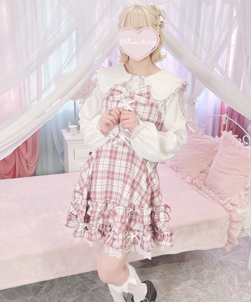 MA*RS（アメーバーマーズ）の「チェックDollyキャミワンピース（シャツ