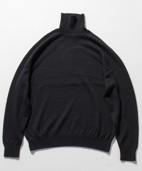 BATONER（バトナー）の「【BATONER】AGING WOOL RAGLAN SLEEVE TURTLE