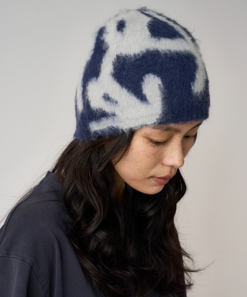 Gramicci（グラミチ）の「MOHAIR BURLY RUNNINGMAN BEANIE｜モヘア