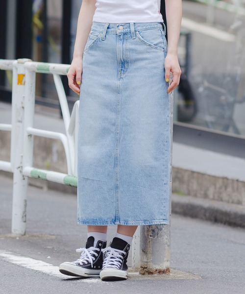 セール】Levi's/リーバイス バックスリット デニム スカート（デニム
