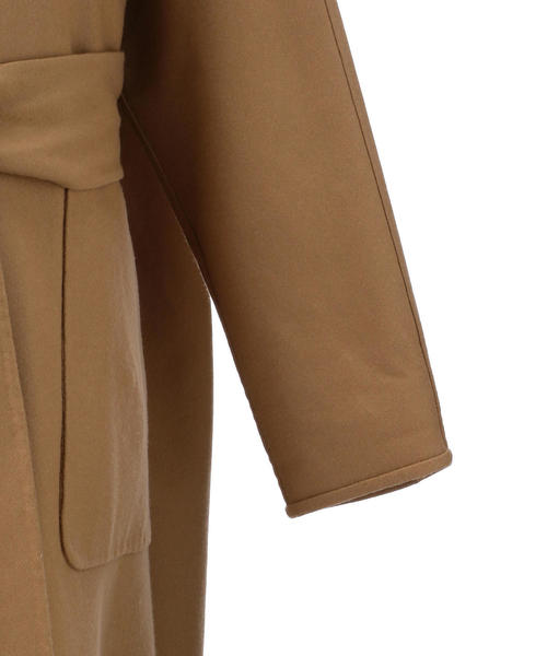 Drawer（ドゥロワー）の「Drawer ウールメルトンリバーノーカラー