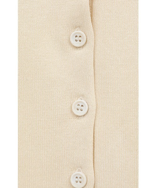 セール】SHOULDER PADS POLO KNIT TOPS（ニット/セーター）｜CLANE