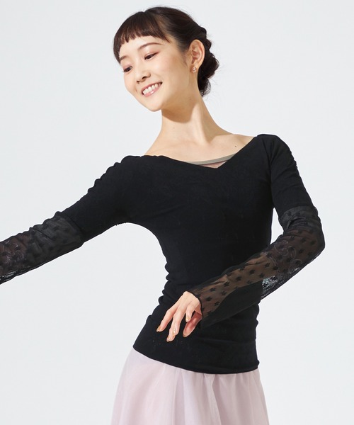 Chacott（チャコット）の「【ノーソーイングニット】フラワーチュール
