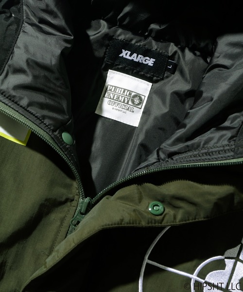 XLARGE（エクストララージ）の「XLARGE｜PUBLIC ENEMY NYLON PUFFER