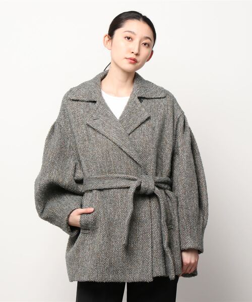 CLANE クラネ ダークグレー ツイードコート 本日9月3日（金）発売