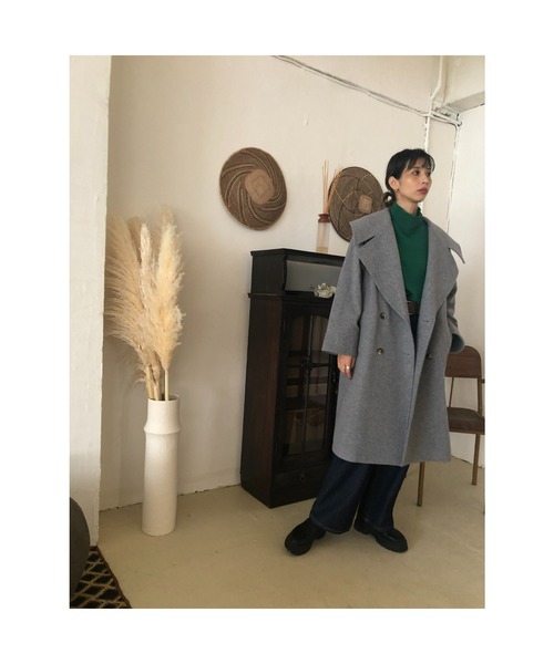 BLACK BY MOUSSY（ブラックバイマウジー）の「big collar coat（ビック