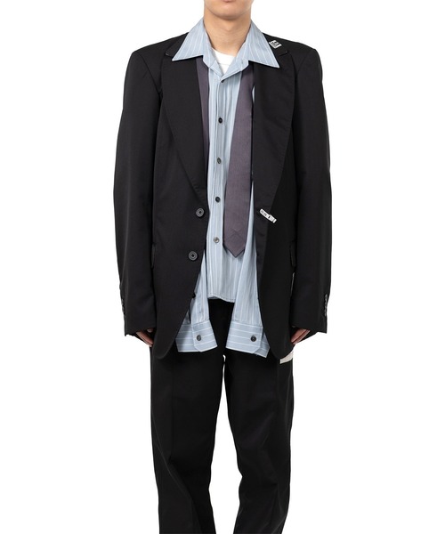 MIHARAYASUHIRO/ミハラヤスヒロ】LAYERED BLAZER（テーラード