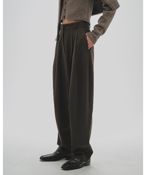 セール】Tapered Tuck Trousers（その他パンツ）｜TODAYFUL（トゥデイ