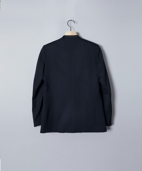 CINOH/チノ】BLACK FORMAL NO COLLAR JACKET/ブラックフォーマルノー