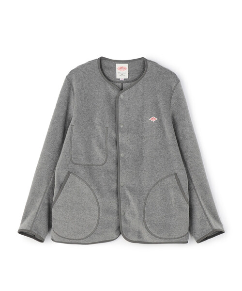 DANTON（ダントン）の「MEN'S FLEECE COLLARLESS JACKET（ノーカラー