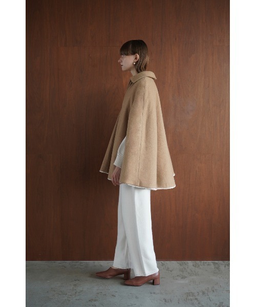 セール】REVERSIBLE BOA MILITARY CAPE COAT（ミリタリージャケット