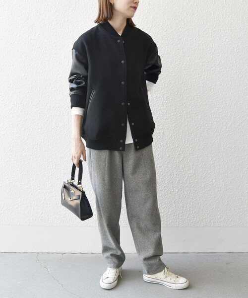WEB限定】SHIPS any: バーシティ ジャケット 25AW（スタジャン