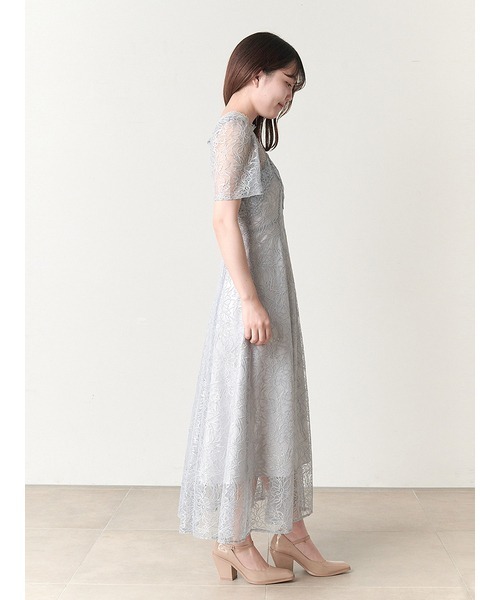 SNIDEL（スナイデル）の「シャイニーレースドレス（ワンピース）」 - WEAR