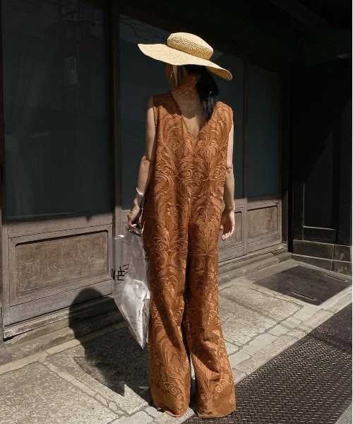 CHLOE V NECK ROMPERS（つなぎ/オールインワン）｜Ameri（アメリ）の