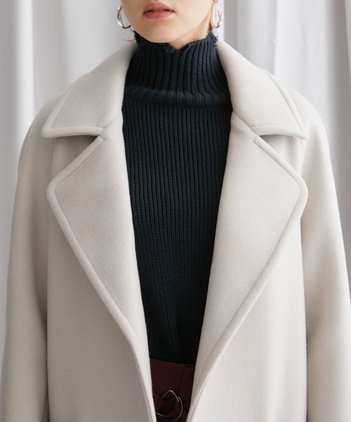 STUDIOUS（ステュディオス）の「【STUDIOUS】ウール ビッグカラー