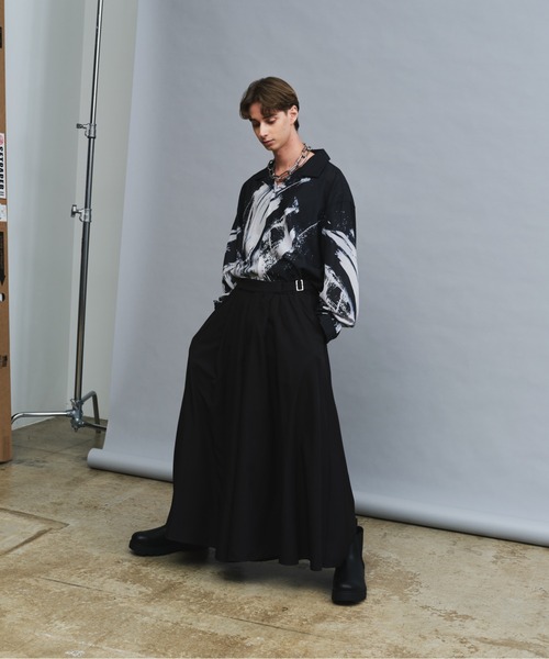 KUUUPY（クーピー）の「Drape Side Belt Hakama Pants - ドレープ