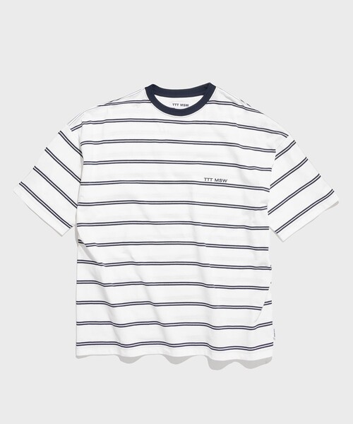 TTT MSW（ティー）の「TTT logo print sweat（Tシャツ/カットソー