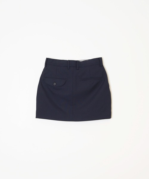WOOL DRAWSTRINGS MINI SKIRT ウールドローストリングスミニスカート