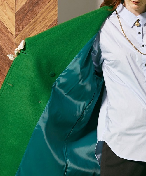 Super140 Melton Over Coat/スーパー140メルトンオーバーコート