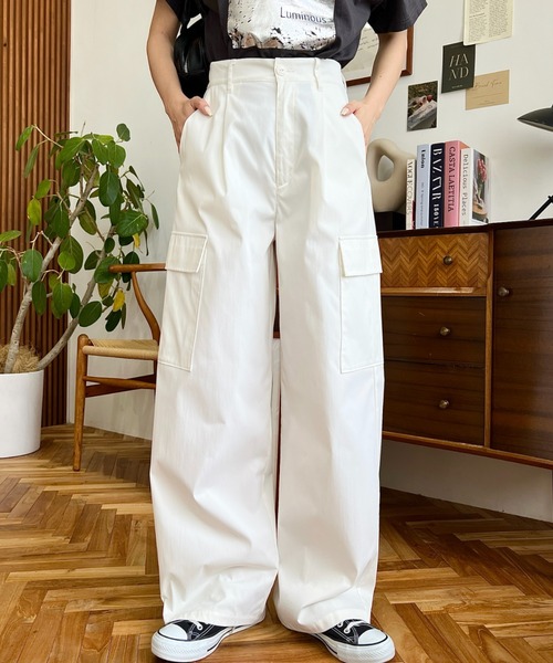 セール】【累計販売枚数2万枚突破！】タック入りセミワイドカーゴ