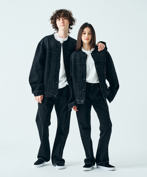 Levi's(リーバイス) 別注 Type 1 Trucker Jacket BLACK 'COLLARLESS