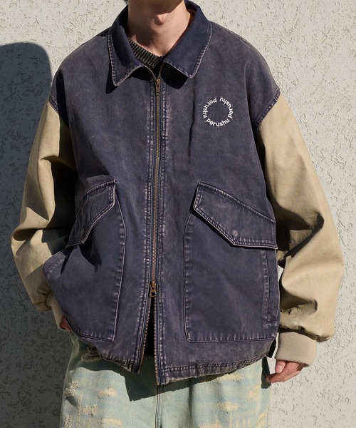 648sacai デニムドッキングダブルフェイスブルゾン サカイ sacai 25SS