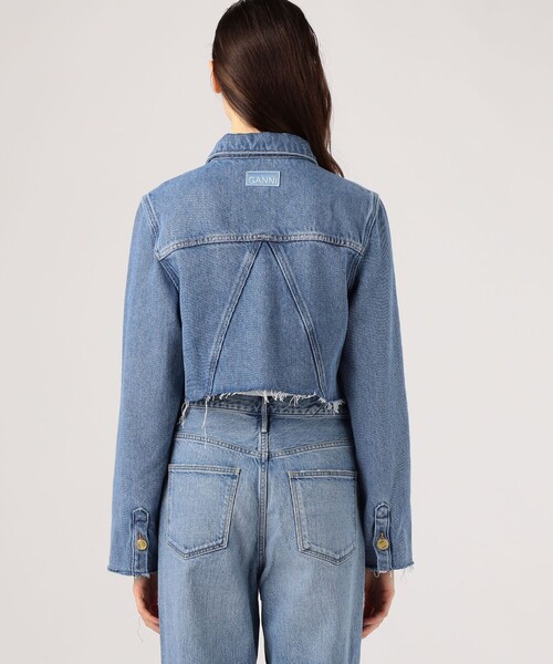GANNI（ガニー）の「GANNI クロップドデニムジャケット（デニム