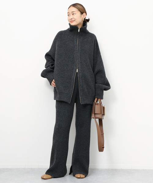 MUSE ドゥーズィエムクラス OLBIA RIB リブパンツ36 ネイビー MUSE