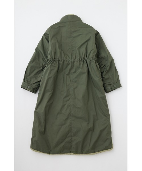 MOUSSY（マウジー）の「REVERSIBLE PUFFER LONG コート（ミリタリー