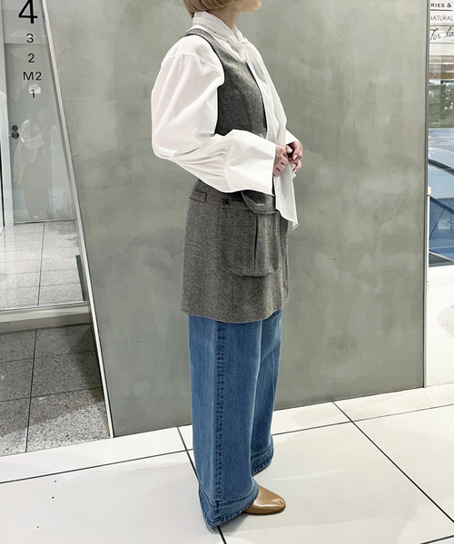 セール】IENA LA BOUCLE ヘリンボーンミニスカート（スカート）｜IENA