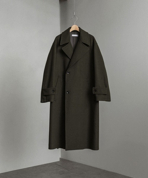 WYM LIDNM（ウィム バイ リドム）の「SMOOTH MELANGE WRAP COAT