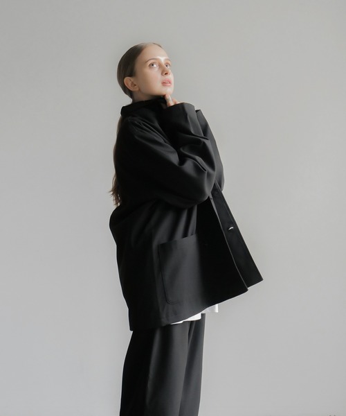 remer（リメール）の「loose basic double tailored jacket
