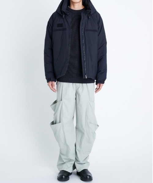 SOSHIOTSUKI/ソウシオオツキ】WIDE NECK SHELL JACKET（ダウン