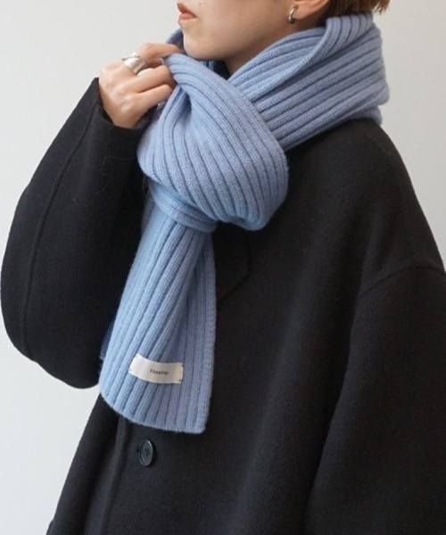 TODAYFUL/トゥデイフル】Rib Knit Muffler/リブニットマフラー