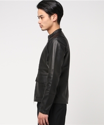 Pretty Green（プリティーグリーン）の「RANDALL ジップアップ レザー