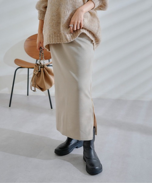 DouDou（ドゥドゥ）の「サイドジップタイトスカート（スカート）」 - WEAR