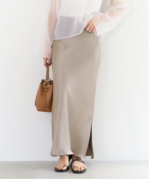 追加2》ダブルサテンスカート（スカート）｜IENA（イエナ）の