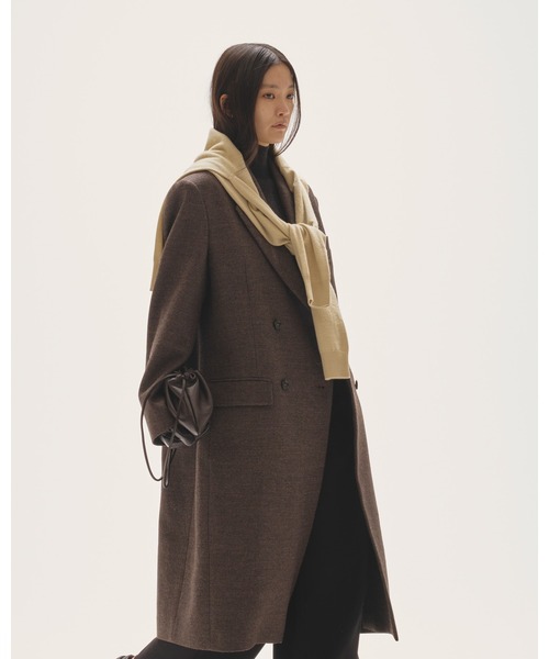 セール】Wool 100% Chester Coat（ステンカラーコート）｜TODAYFUL
