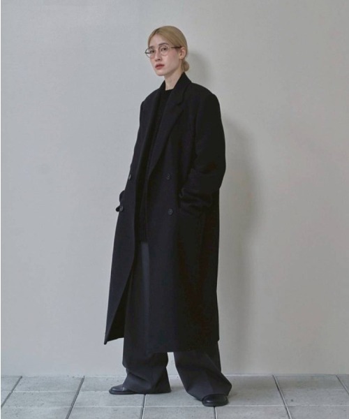 セール】Wool 100% Chester Coat（ステンカラーコート）｜TODAYFUL