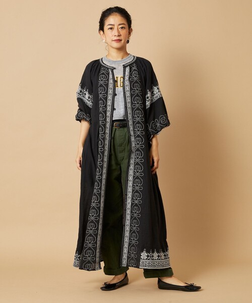 Freada（フリーダ）の「Freada/フリーダ インドコード刺繍ワンピース