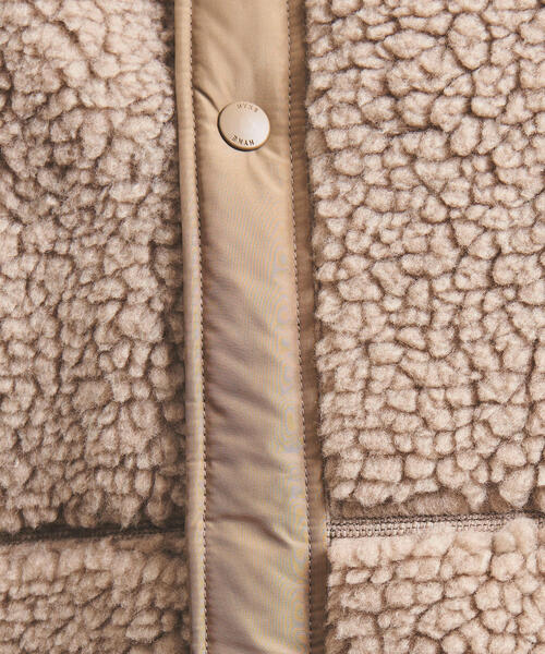 HYKE（ハイク）の「＜HYKE（ハイク）＞ ボア ロングコート BEIGE