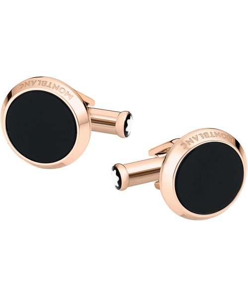 MONTBLANC モンブラン シルバー×ブラック カフリンクス