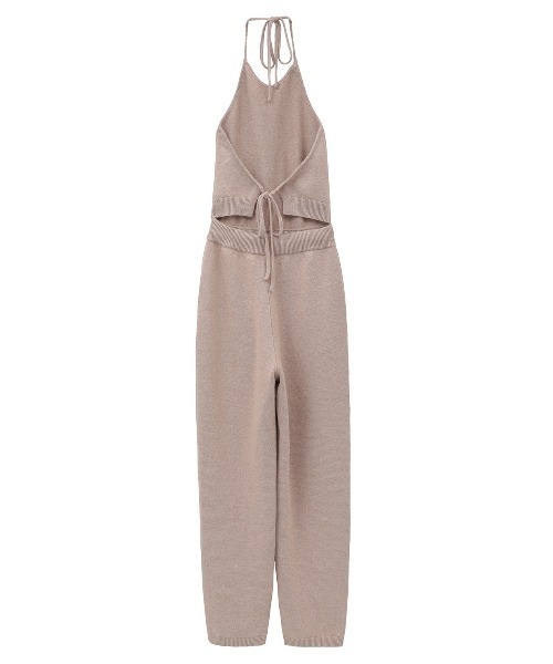 サロペット・オーバーオール・オールインワン CLANE HALTER NECK KNIT