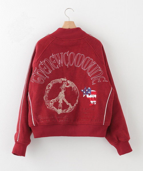 FAF (FAKE AS FLOWERS) / フェイク アス フラワーズ】STADIUM JACKET