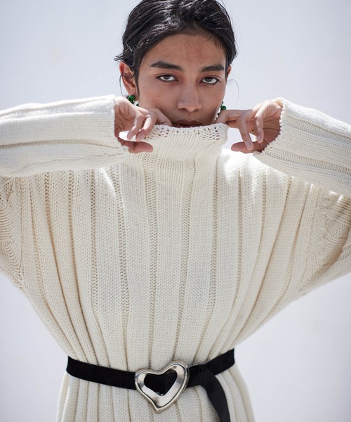 SEA（シー）の「ビッグハートスウェードベルト（ベルト）」 - WEAR