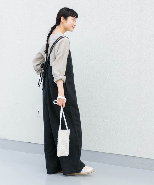 かぐれ（カグレ）の「リネンサロペット（サロペット/オーバーオール