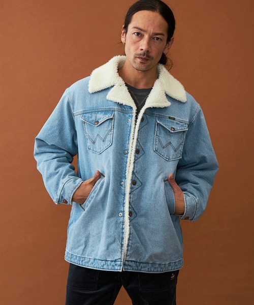 Wrangler（ラングラー）の「Wrangler/ラングラー デニム ボアランチ