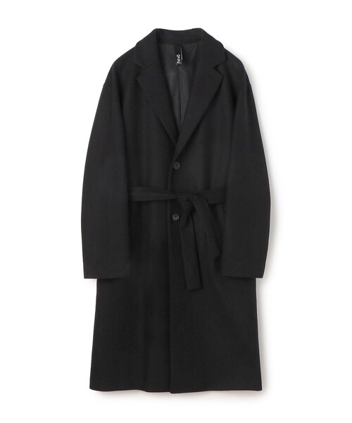 セール】HEVO CISTERNINO ウールナイロン シングルチェスターコート