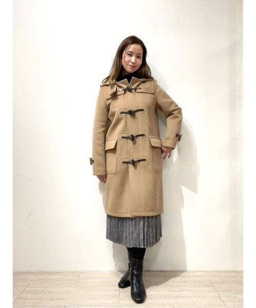 美品✨バーバリーブラックレーベル キャメル ダッフルコート ウール