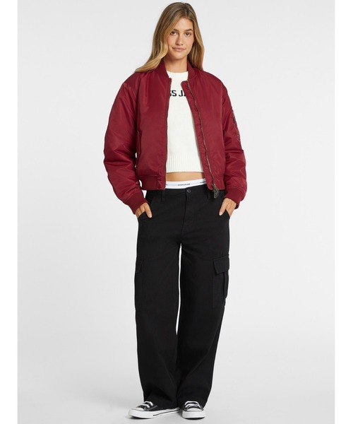 GUESS JEANS NYLON Bomber Jacket ジャケット アウター | GUESS(ゲス